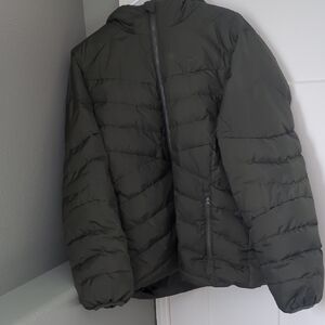 Dark Green Puffer Jacket